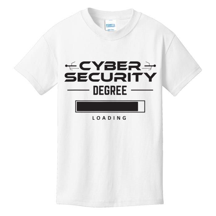 Cybersecurity Outfit Computer Security Computer Engineer Kids T-Shirt