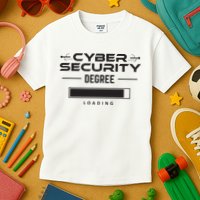 Cybersecurity Outfit Computer Security Computer Engineer Kids T-Shirt
