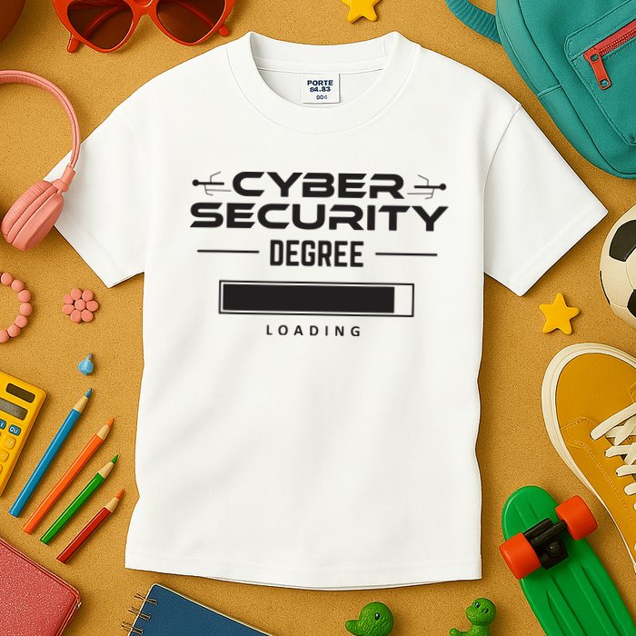 Cybersecurity Outfit Computer Security Computer Engineer Kids T-Shirt