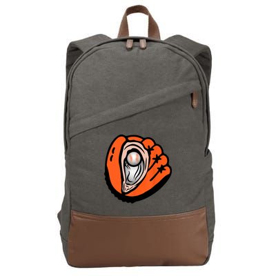 Chesapeake Oyster Catchers Logo  Cotton Canvas Backpack