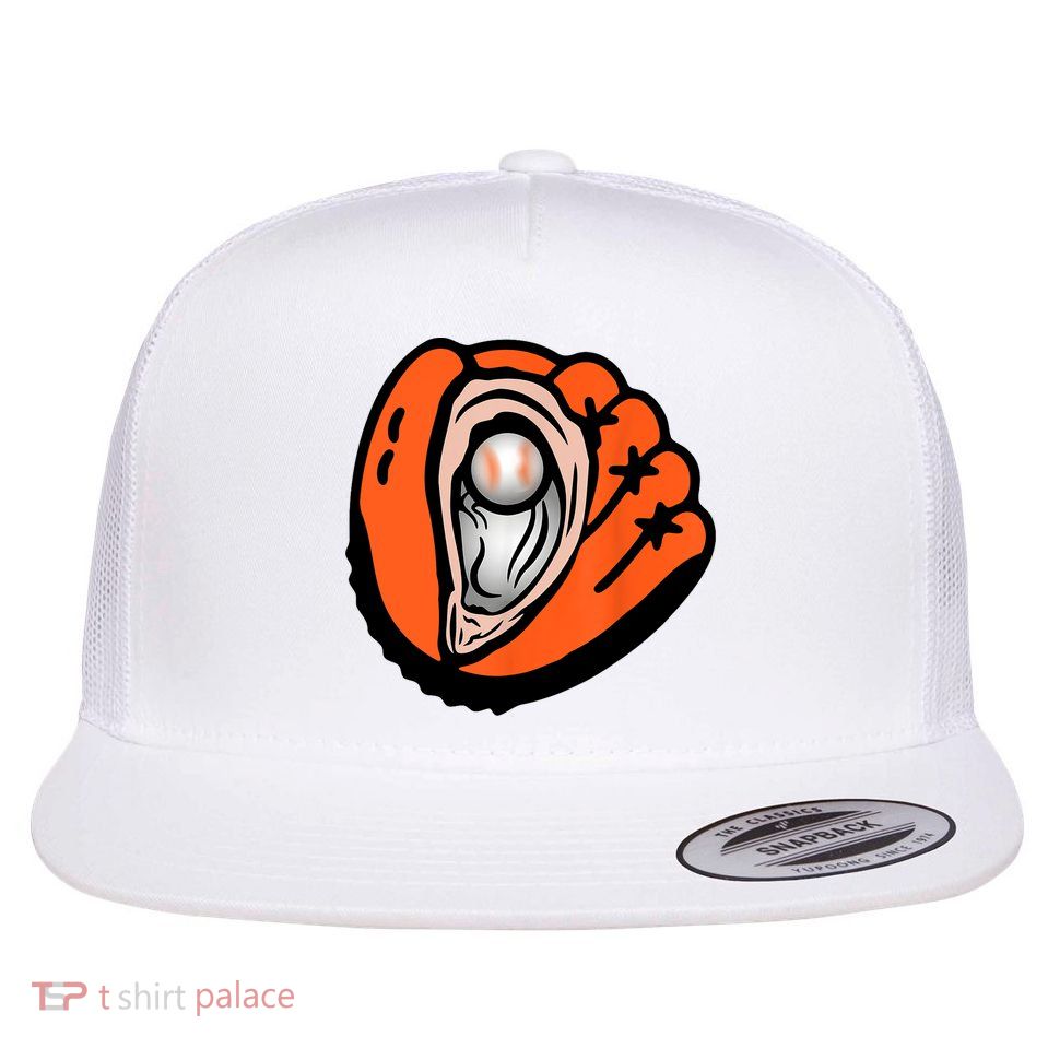 Chesapeake Oyster Catchers Logo  Flat Bill Trucker Hat