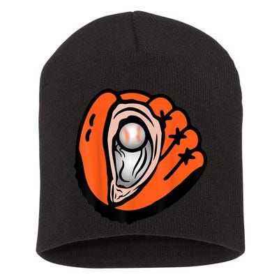 Chesapeake Oyster Catchers Merch Chesapeake Oyster Catchers Logo tee Short Acrylic Beanie