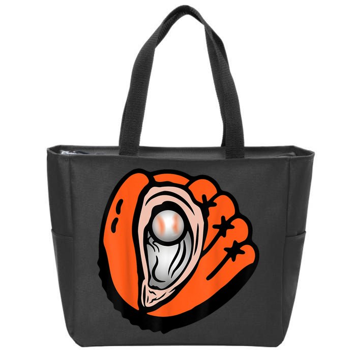 Chesapeake Oyster Catchers Merch Chesapeake Oyster Catchers Logo tee Zip Tote Bag