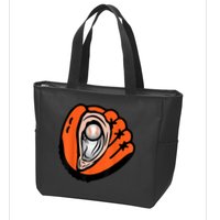 Chesapeake Oyster Catchers Merch Chesapeake Oyster Catchers Logo tee Zip Tote Bag