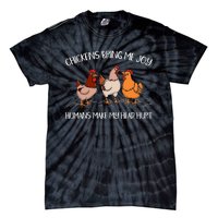 Chicken Owner Chicken Lover Poultry Farm Chicken Whisperer Tie-Dye T-Shirt