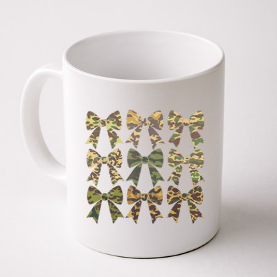 Camouflage Old Camo Bow Camo Coquette Bow Hunting Women Girl Coffee Mug