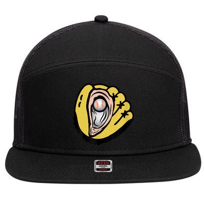 Chesapeake Oyster Catchers Tees Chesapeake Oyster Catchers Baseball 7 Panel Mesh Trucker Snapback Hat
