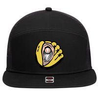Chesapeake Oyster Catchers Tees Chesapeake Oyster Catchers Baseball 7 Panel Mesh Trucker Snapback Hat