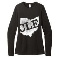 Cle Ohio Cleveland Womens CVC Long Sleeve Shirt