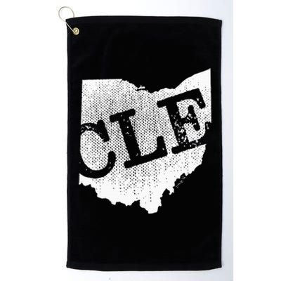 Cle Ohio Cleveland Platinum Collection Golf Towel