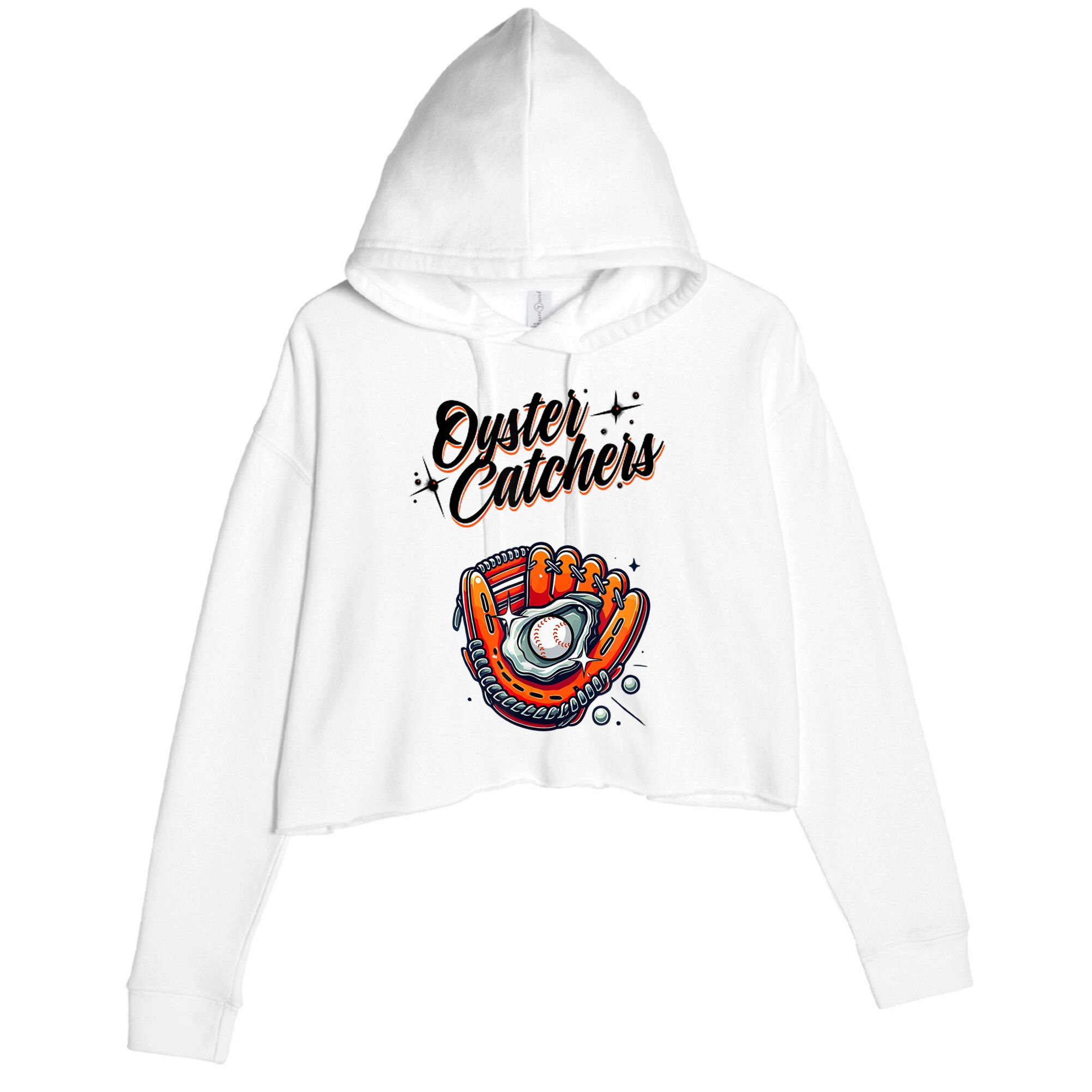 Chesapeake Oyster Catchers Tees Chesapeake Oyster Catchers Baseball Crop Fleece Hoodie