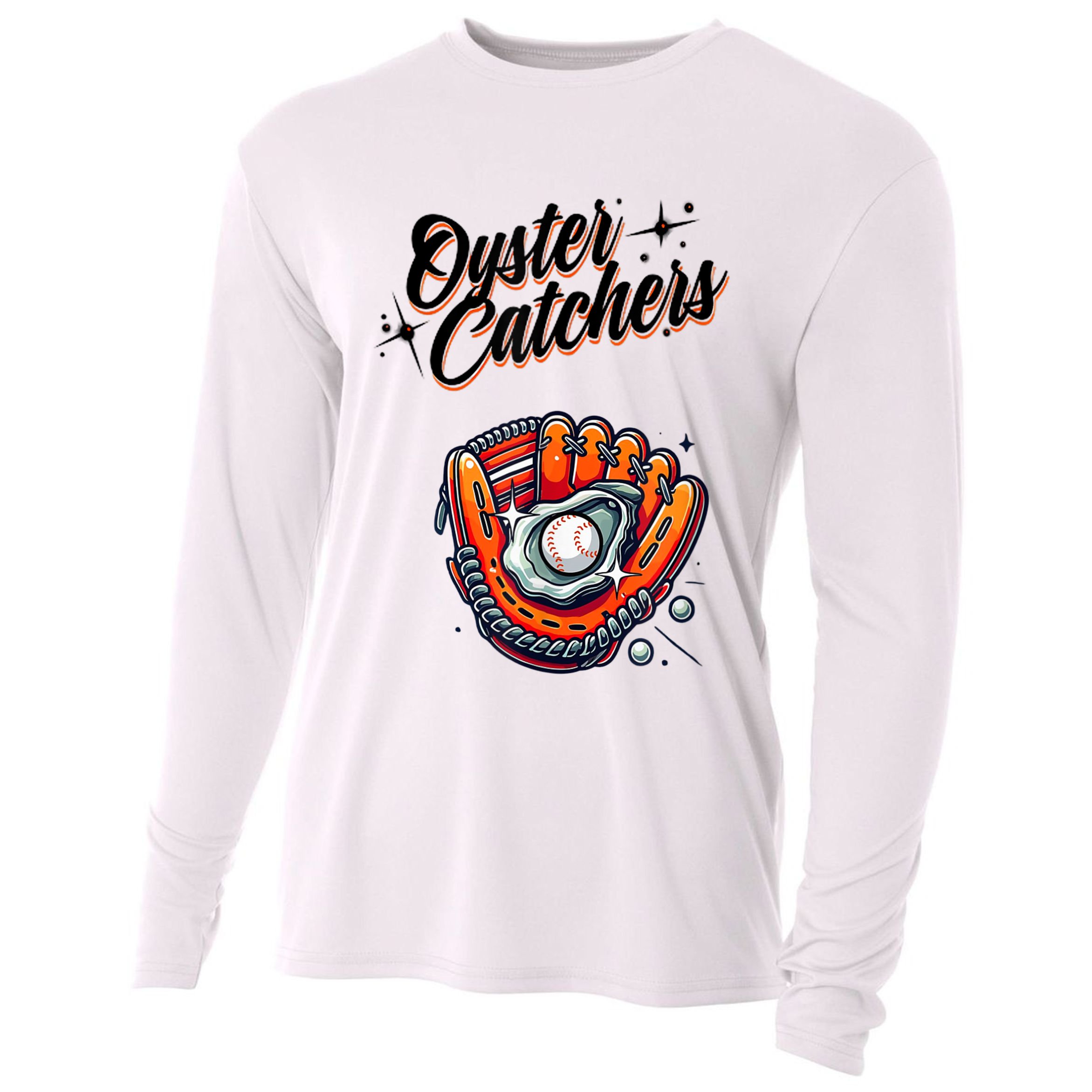 Chesapeake Oyster Catchers Tees Chesapeake Oyster Catchers Baseball Cooling Performance Long Sleeve Crew
