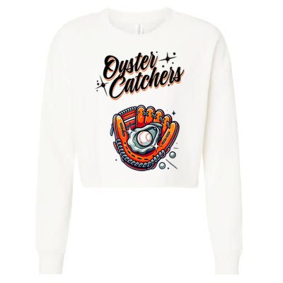 Chesapeake Oyster Catchers Tees Chesapeake Oyster Catchers Baseball Cropped Pullover Crew