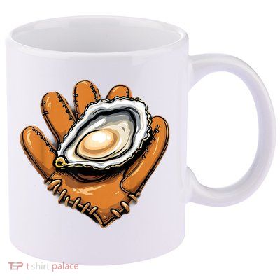 Chesapeake Oyster Catchers Tees Chesapeake Oyster Catchers Baseball 11oz C Handle Ceramic Mug