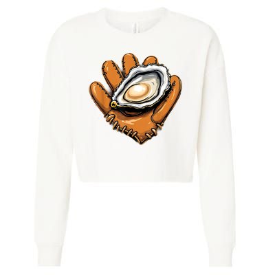 Chesapeake Oyster Catchers Tees Chesapeake Oyster Catchers Baseball Cropped Pullover Crew