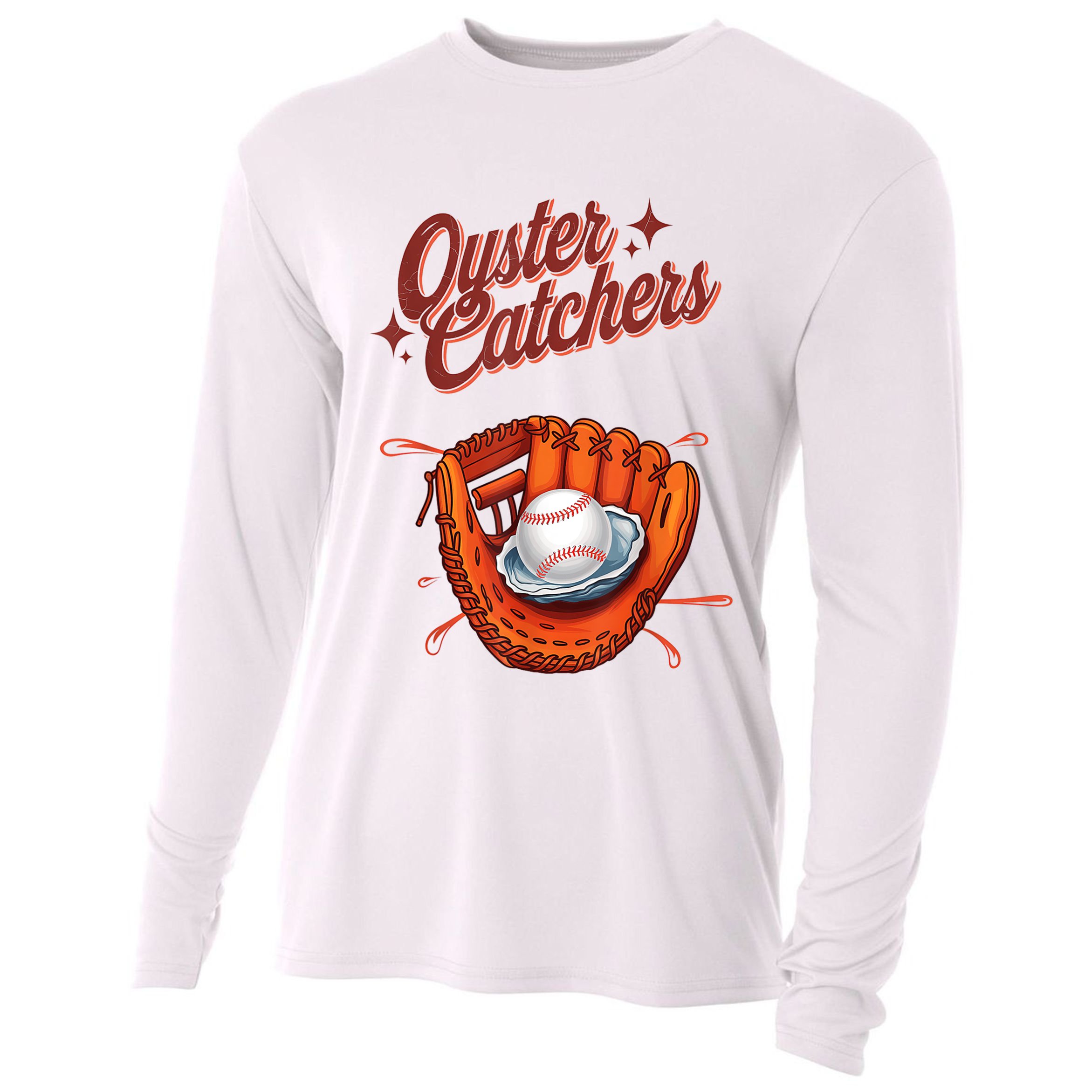 Chesapeake Oyster Catchers Tees Chesapeake Oyster Catchers Baseball Cooling Performance Long Sleeve Crew