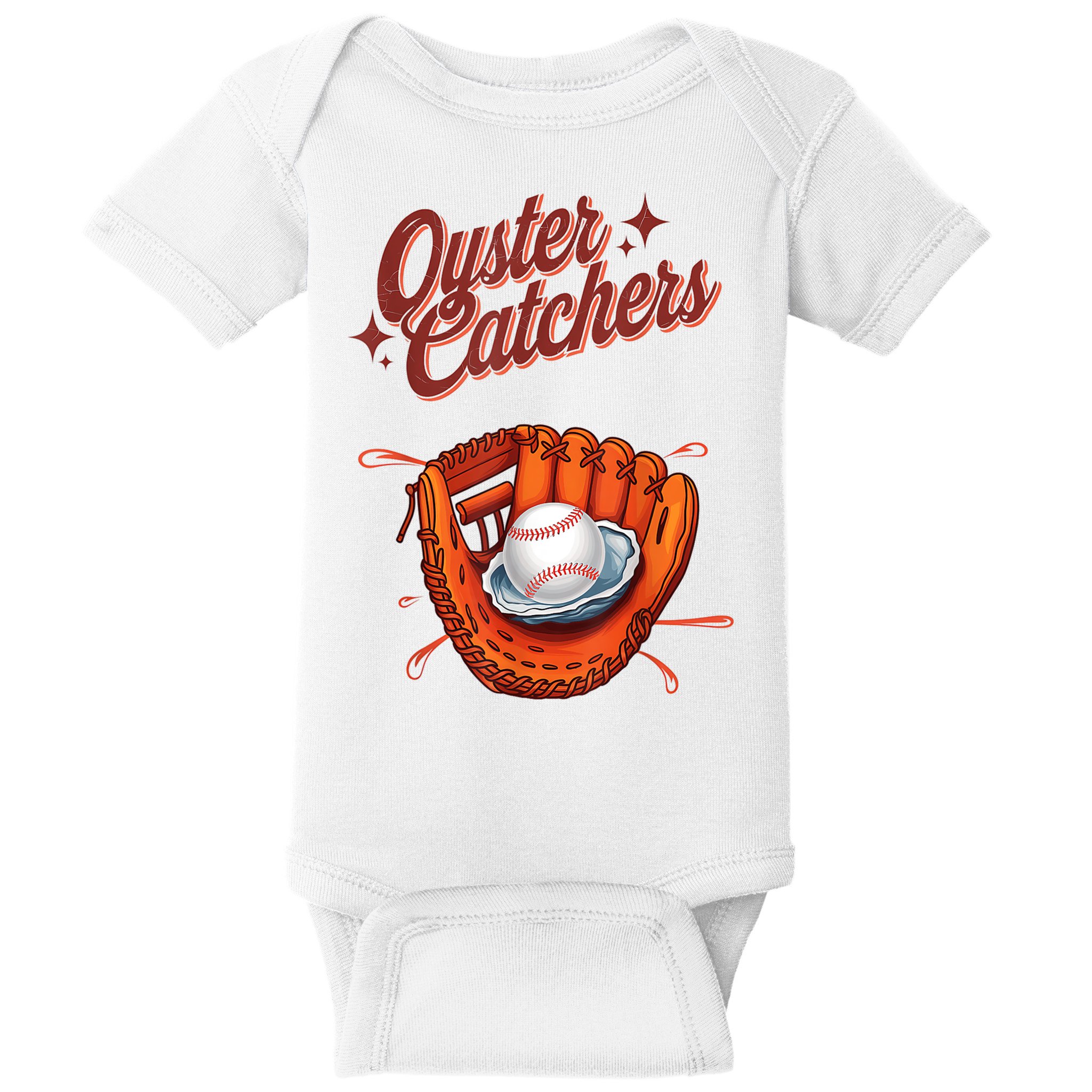 Chesapeake Oyster Catchers Tees Chesapeake Oyster Catchers Baseball Baby Bodysuit