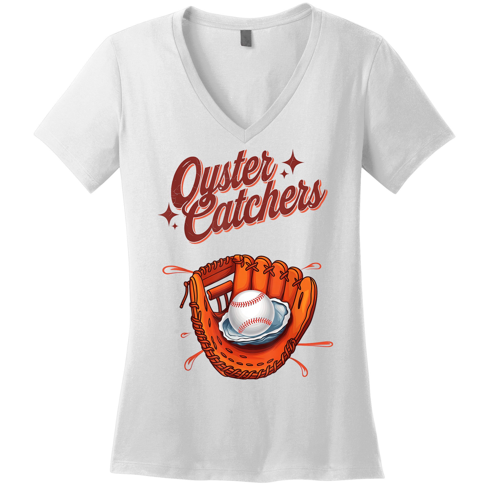 Chesapeake Oyster Catchers Tees Chesapeake Oyster Catchers Baseball Women's V-Neck T-Shirt