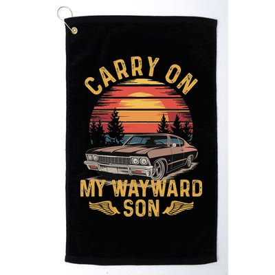 Carry On Classic Art My Wayward Funny Movie Graphic Son Golf Towel