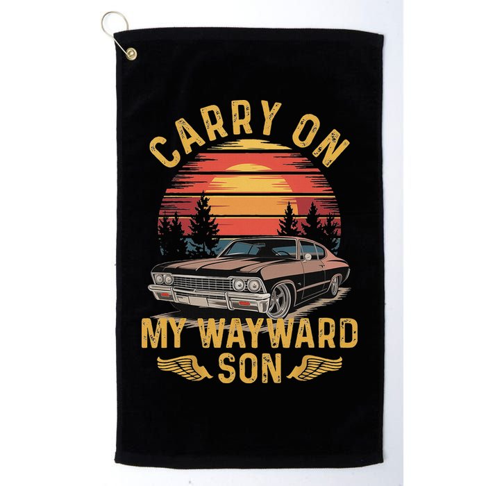 Carry On Classic Art My Wayward Funny Movie Graphic Son Golf Towel
