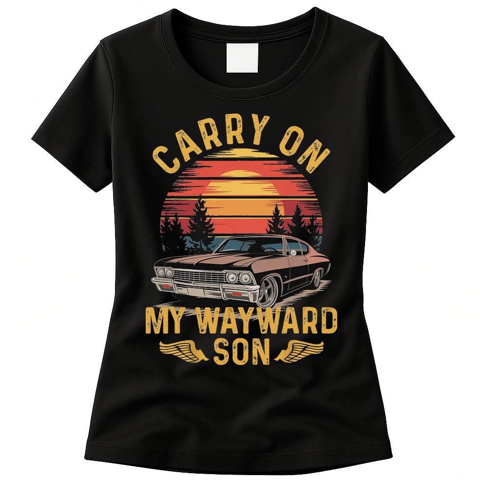 Carry On Classic Art My Wayward Funny Movie Graphic Son Womens T-Shirt