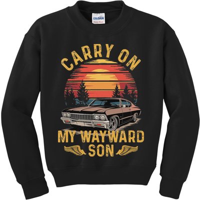 Carry On Classic Art My Wayward Funny Movie Graphic Son Kids Sweatshirt
