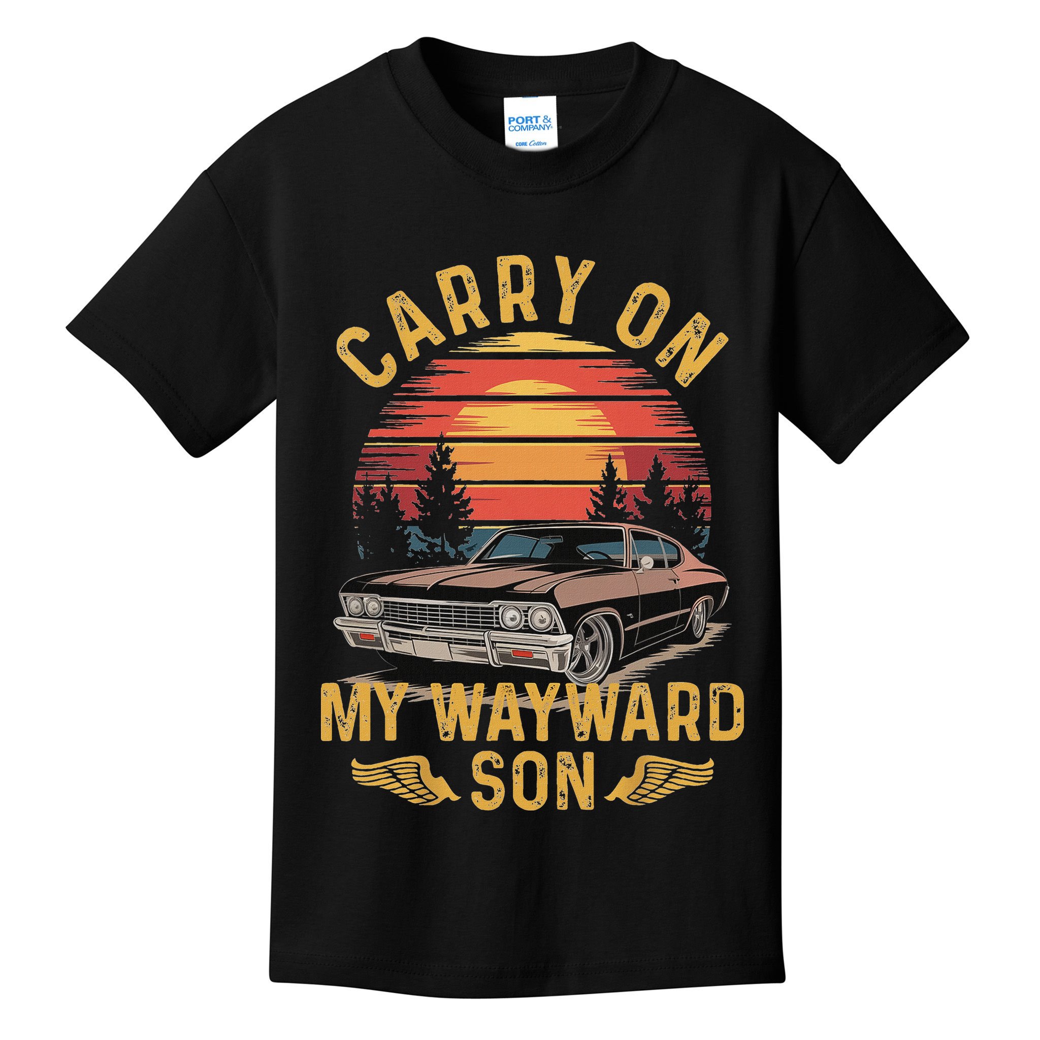 Carry On Classic Art My Wayward Funny Movie Graphic Son Kids T-Shirt