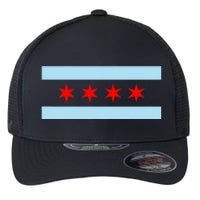 City Of Chicago Illinois Flag Flexfit Unipanel Trucker Cap