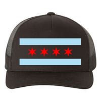 City Of Chicago Illinois Flag Yupoong Adult 5-Panel Trucker Hat