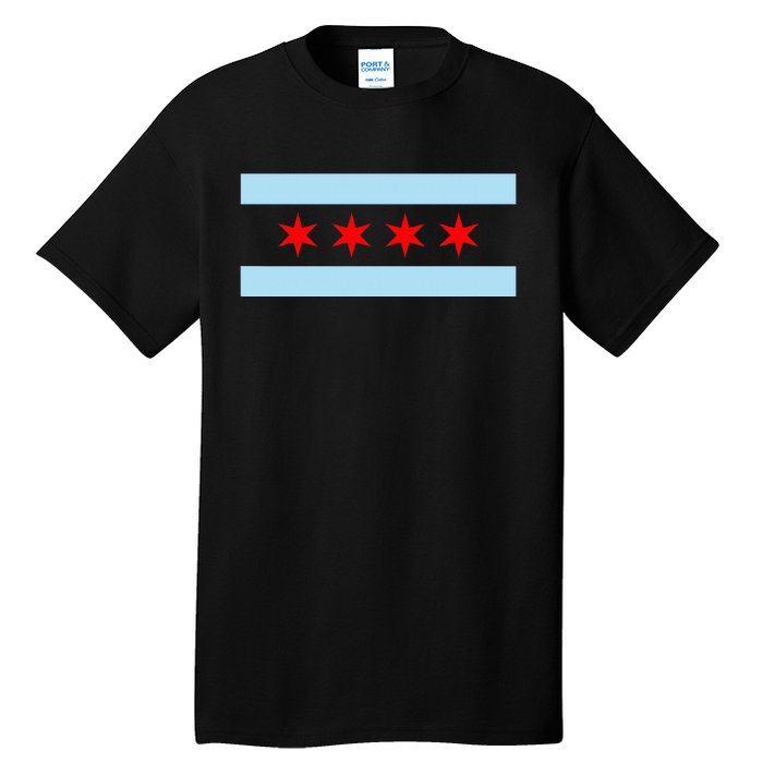 City Of Chicago Illinois Flag Tall T-Shirt