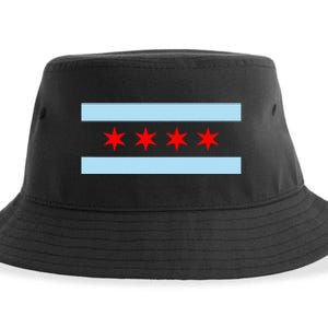 City Of Chicago Illinois Flag Sustainable Bucket Hat