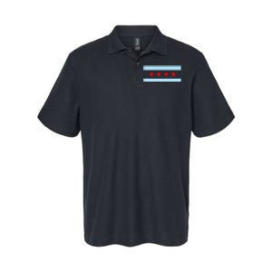 City Of Chicago Illinois Flag Softstyle Adult Sport Polo