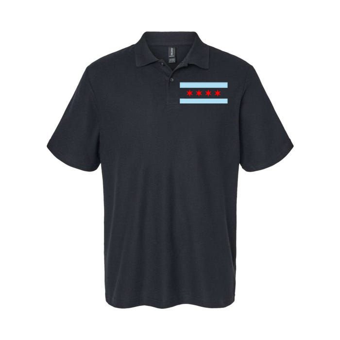 City Of Chicago Illinois Flag Softstyle Adult Sport Polo