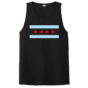 City Of Chicago Illinois Flag PosiCharge Competitor Tank