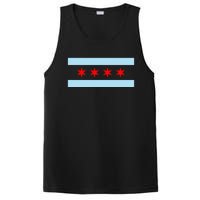 City Of Chicago Illinois Flag PosiCharge Competitor Tank