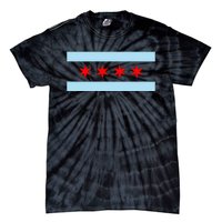 City Of Chicago Illinois Flag Tie-Dye T-Shirt