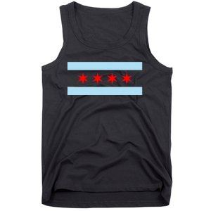 City Of Chicago Illinois Flag Tank Top