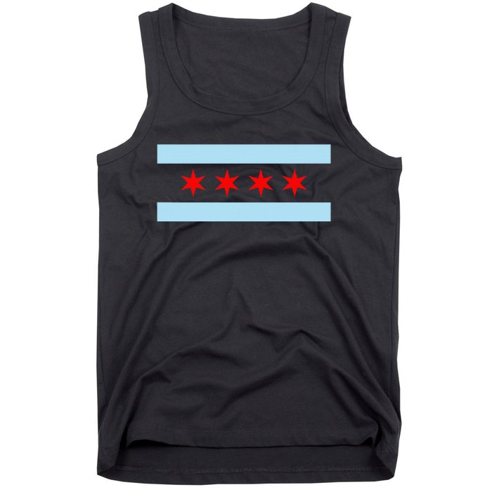 City Of Chicago Illinois Flag Tank Top