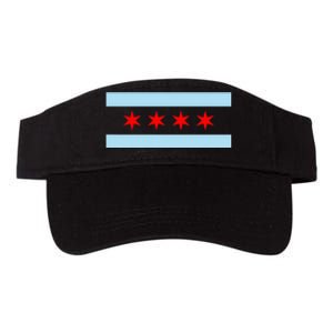 City Of Chicago Illinois Flag Valucap Bio-Washed Visor