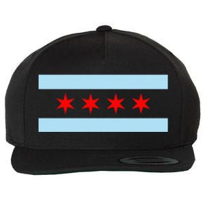 City Of Chicago Illinois Flag Wool Snapback Cap