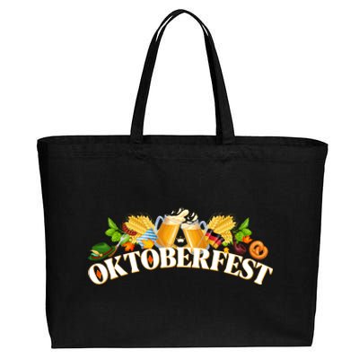 Celebrate Oktoberfest Cotton Canvas Jumbo Tote