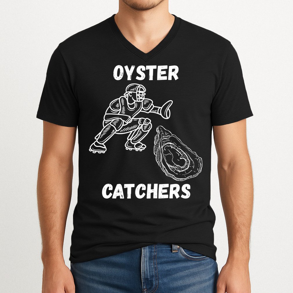 Chesapeake Oyster Catchers Tees Chesapeake Oyster Catchers Baseball V-Neck T-Shirt
