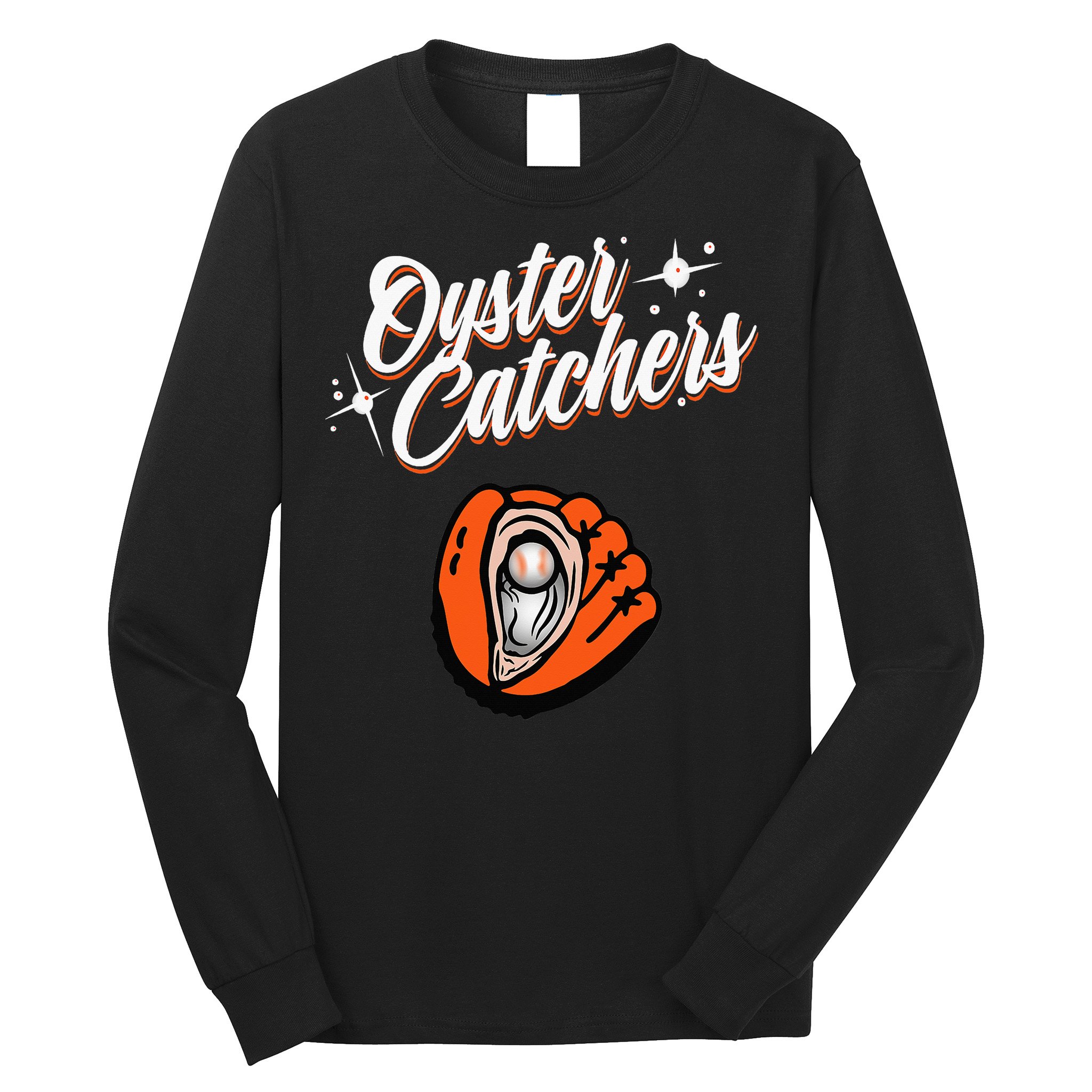 Chesapeake Oyster Catchers Logo Long Sleeve Shirt
