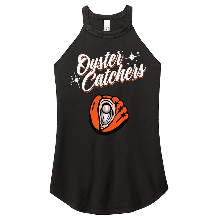 Chesapeake Oyster Catchers Logo Women's Perfect Tri Rocker Tank