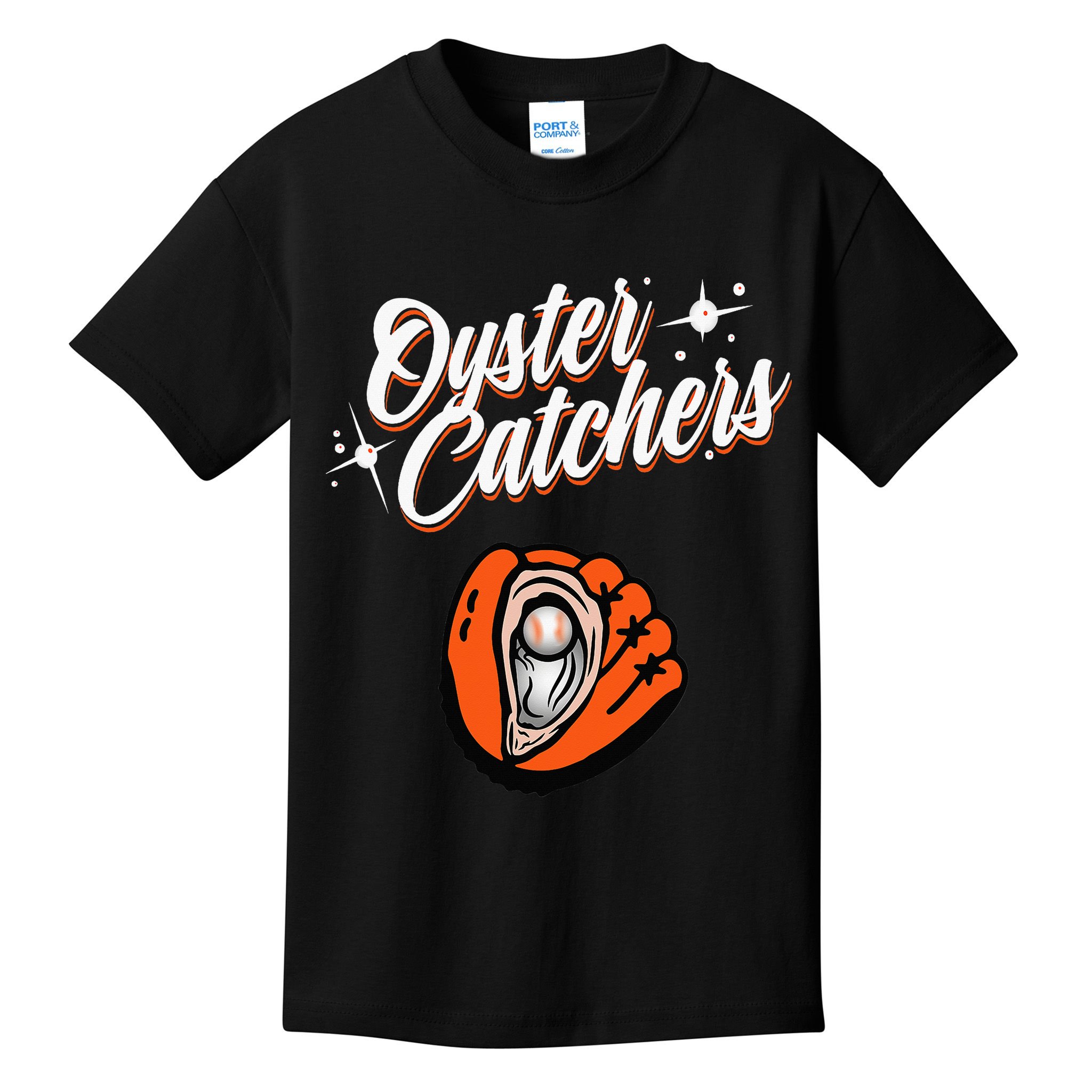 Chesapeake Oyster Catchers Logo Kids T-Shirt