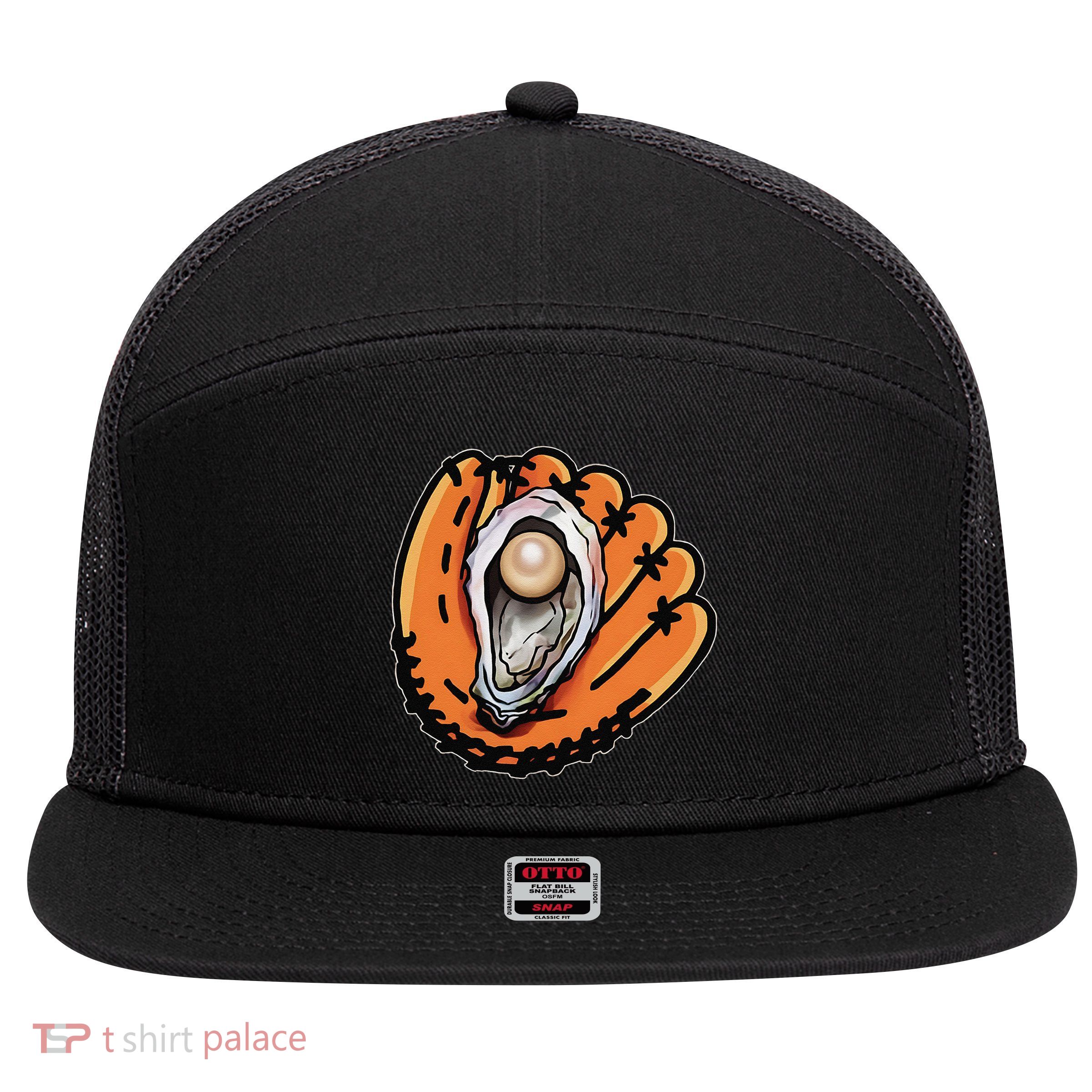 Chesapeake Oyster Catchers Baseball Funny Man Woman 7 Panel Mesh Trucker Snapback Hat