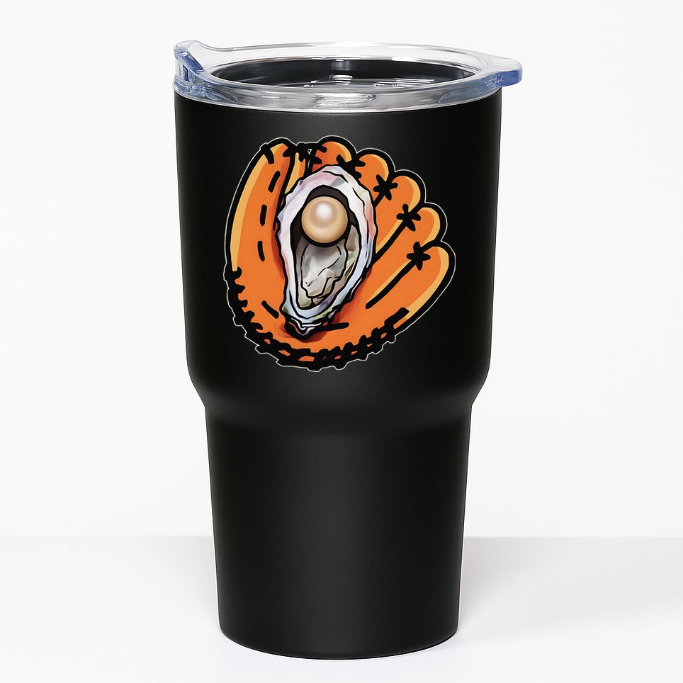 Chesapeake Oyster Catchers Baseball Funny Man Woman Tumbler