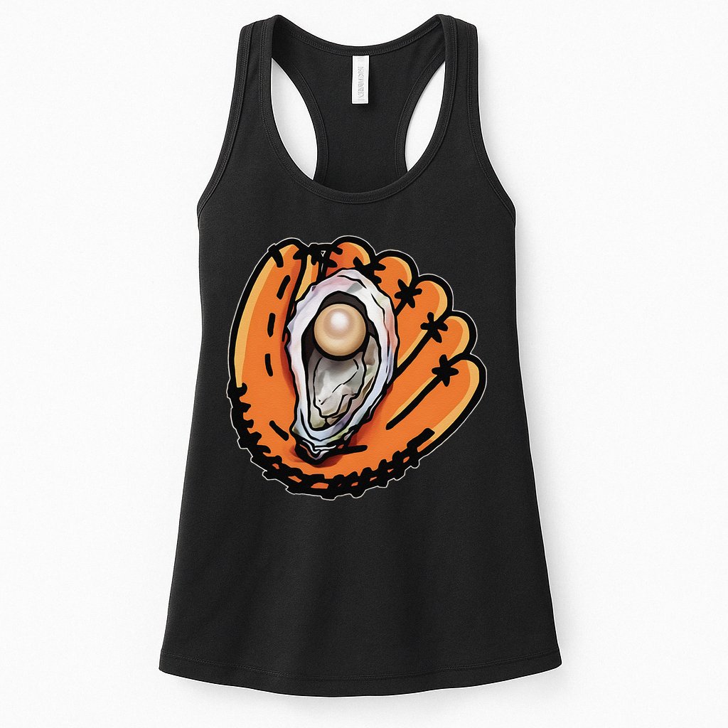 Chesapeake Oyster Catchers Baseball Funny Man Woman Womens Tank Top