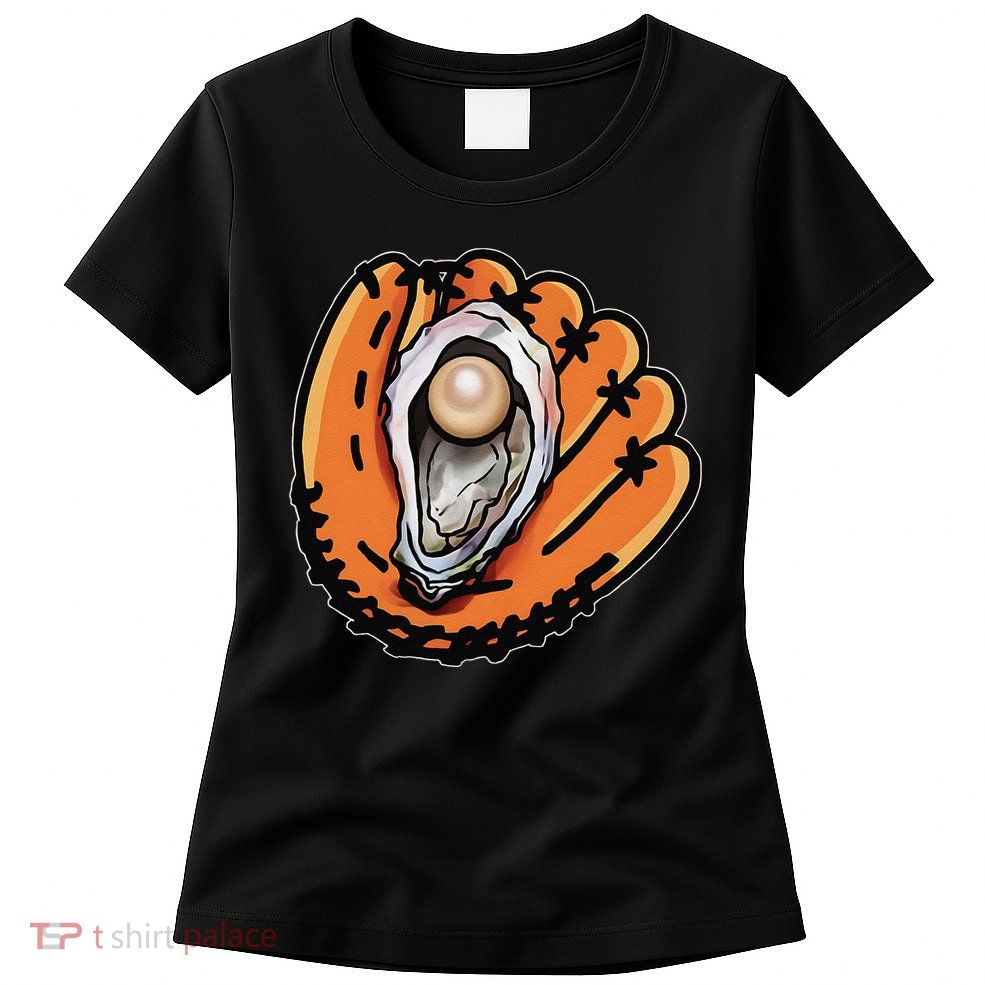 Chesapeake Oyster Catchers Baseball Funny Man Woman Women's T-Shirt