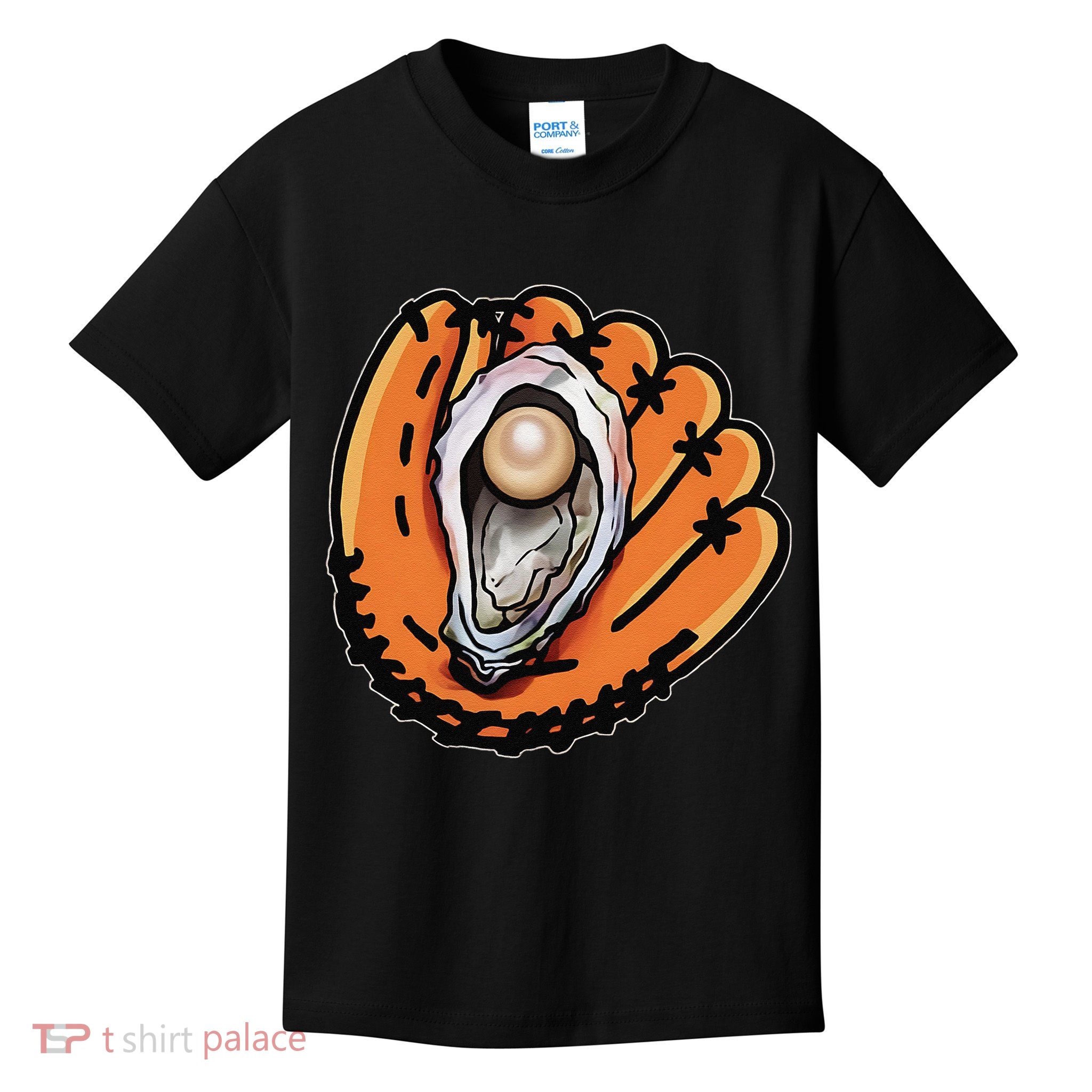 Chesapeake Oyster Catchers Baseball Funny Man Woman Kids T-Shirt